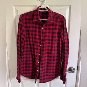 Jcrew slim buffalo plaid oxford shirt